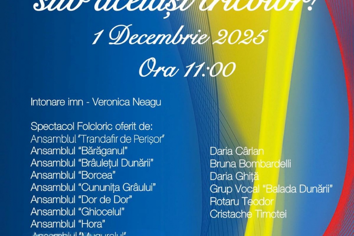 CJCC | „O singură inimă sub același tricolor!” – 1 Decembrie 2025